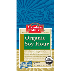 Arrowhead Mills Kosher Soy Flour Organic Gluten Free 22 OZ